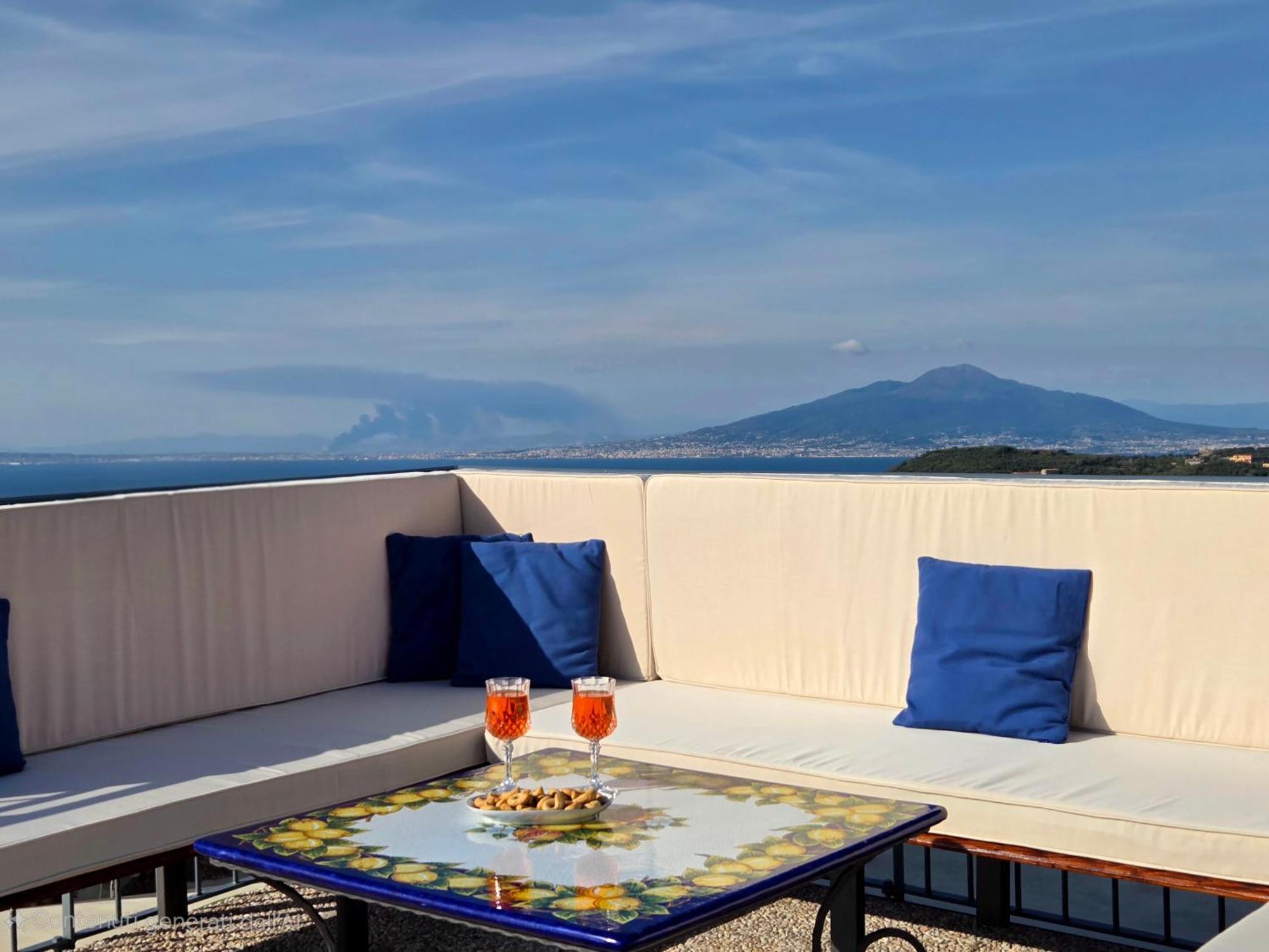 Villa Sun & Relax, Relaxing Location With Seaview à Massa Lubrense Extérieur photo